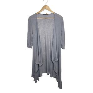 Alice + Olivia Grey Open Cardigan